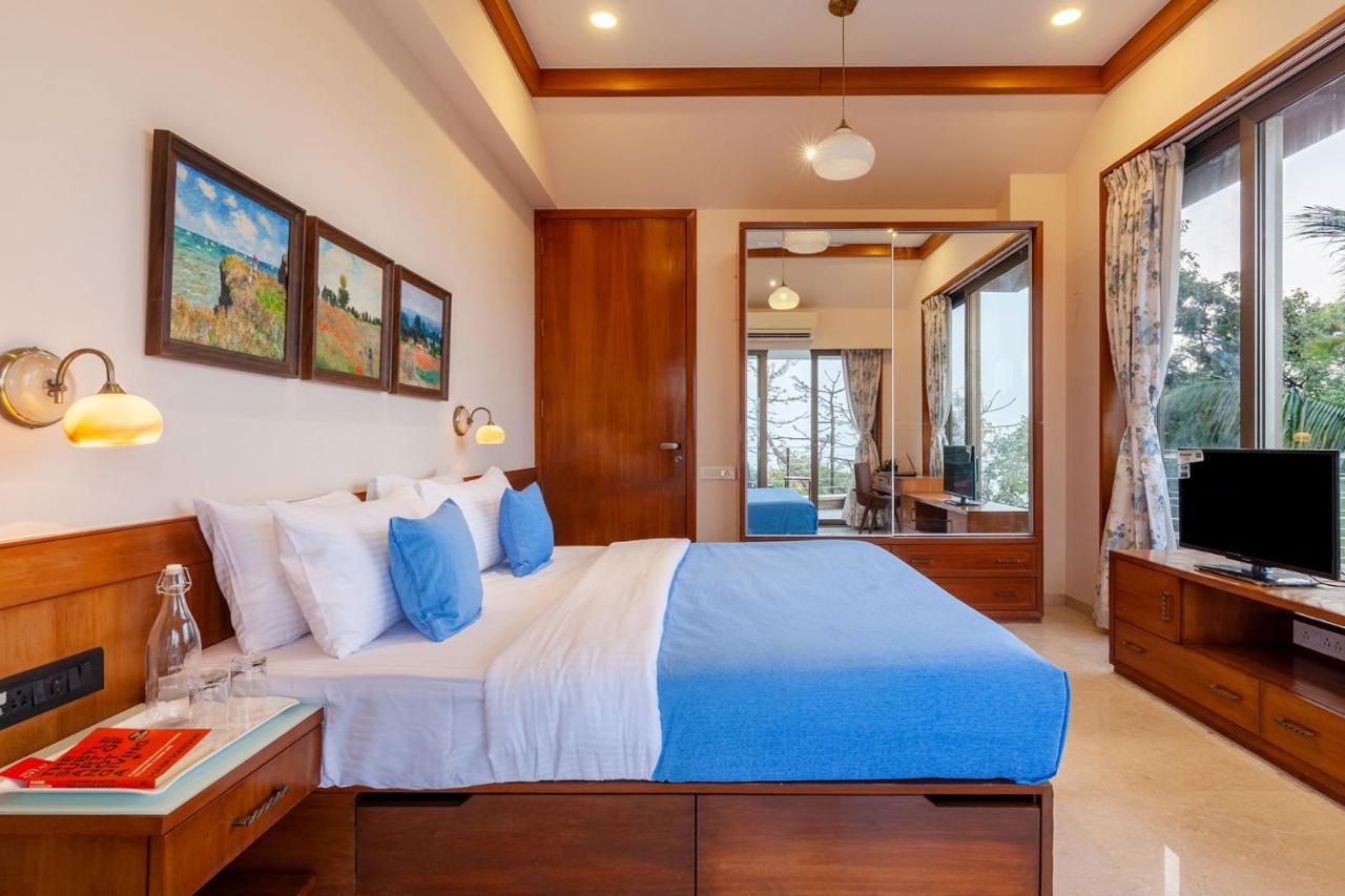 The Blue Horizon By Stayvista - Featuring A Beach-View Villa With A Swimming Pool, Indoor Games, And A Relaxing Balcony Alībāg Buitenkant foto